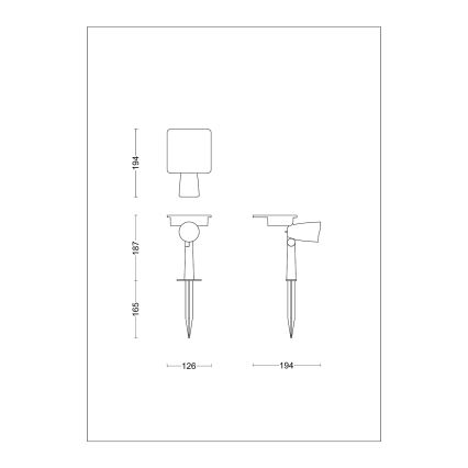 Philips - LED Solárne bodové svietidlo ASHLYN LED/1,4W/3,7V 2700K IP44