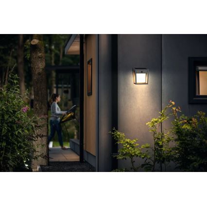 Philips - LED Solárne nástenné svietidlo so senzorom pohybu a súmraku BLAISE LED/1,5W/3,7V 2600 mAh 3000K IP44