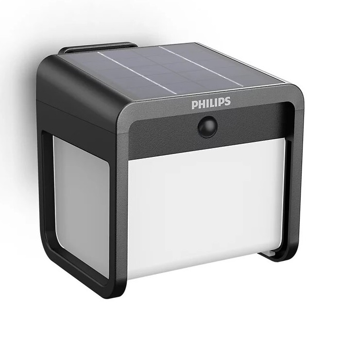 Philips - LED Solárne nástenné svietidlo so senzorom EZRA LED/1,8W/3,7V 3000K IP44