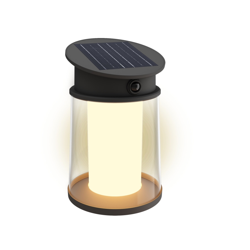 Philips - LED Solárne nástenné svietidlo so senzorom pohybu a súmraku JUDA LED/3,2W/3,7V 2600 mAh 2700K IP44