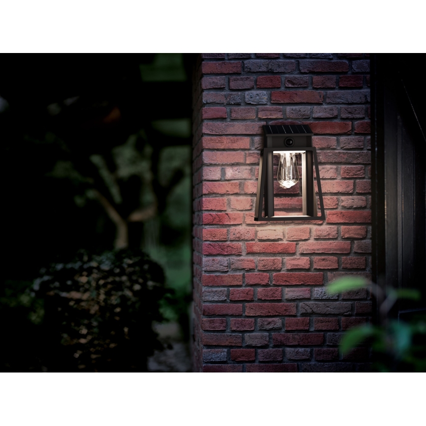 Philips - LED Solárne nástenné svietidlo so senzorom pohybu a súmraku LYSIN LED/3,2W/3,7V 2600 mAh 4000K IP44