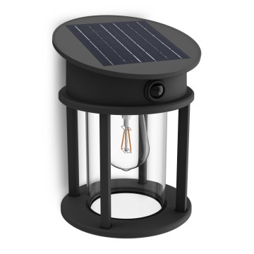 Philips - LED Solárne nástenné svietidlo so senzorom pohybu a súmraku GERI LED/3,2W/3,7V 2600 mAh 2700K IP44