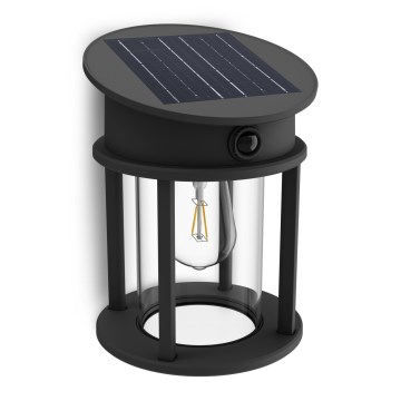 Philips - LED Solárne nástenné svietidlo so senzorom pohybu a súmraku GERI LED/3,2W/3,7V 2600 mAh 4000K IP44