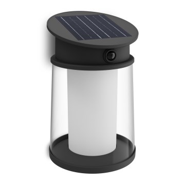 Philips - LED Solárne nástenné svietidlo so senzorom pohybu a súmraku JUDA LED/3,2W/3,7V 2600 mAh 2700K IP44