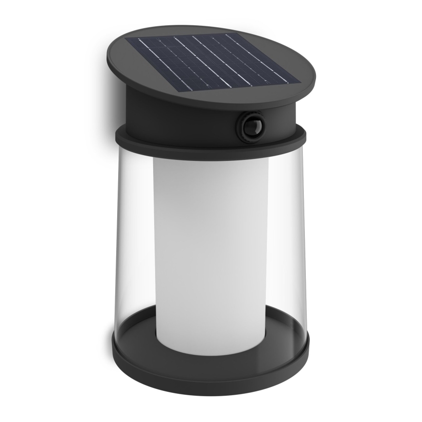 Philips - LED Solárne nástenné svietidlo so senzorom pohybu a súmraku JUDA LED/3,2W/3,7V 2600 mAh 2700K IP44