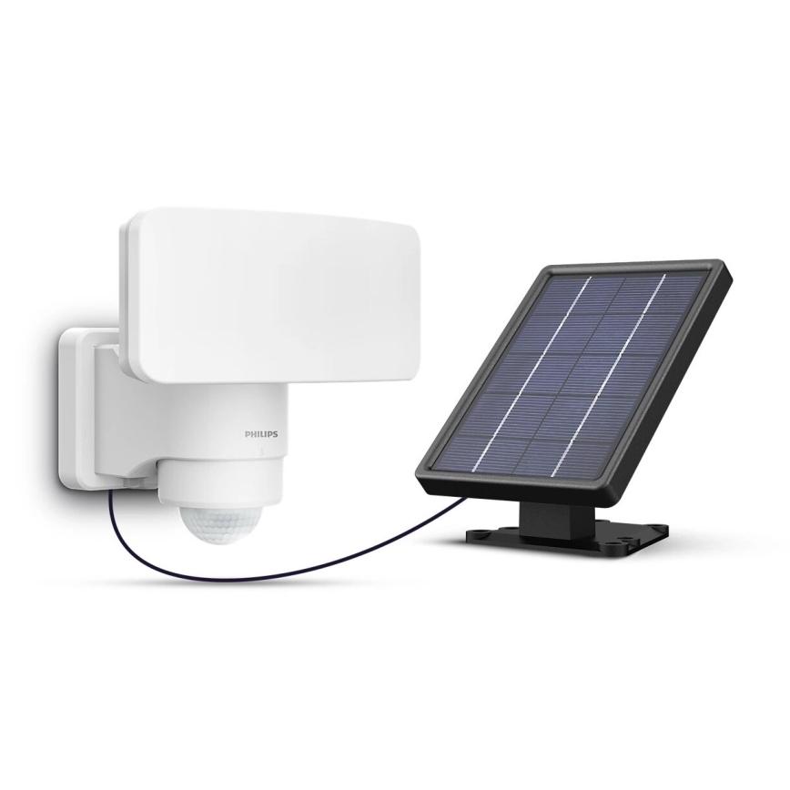 Philips - LED Solárne nástenné svietidlo so senzorom pohybu a súmraku TYLUS LED/6W/3,7V 2600 mAh 5000K IP44
