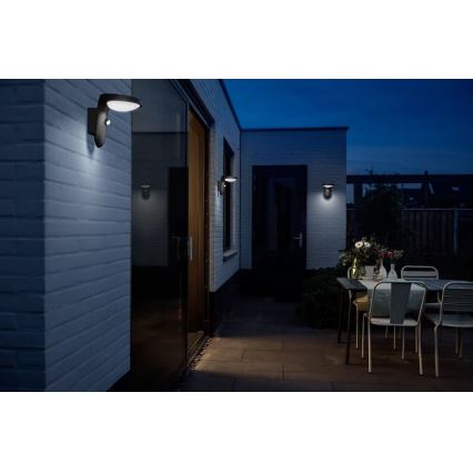 Philips - LED Solárne nástenné svietidlo so senzorom pohybu a súmraku LED/1,2W/4V 1800 mAh 4000K IP44