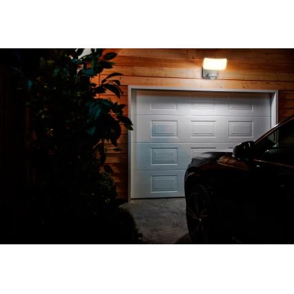 Philips - LED Solárne nástenné svietidlo so senzorom pohybu a súmraku TYLUS LED/6W/3,7V 2600 mAh 3000K IP44