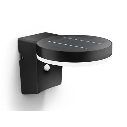 Philips - LED Solárne nástenné svietidlo so senzorom pohybu a súmraku ZONAL LED/1,3W/3,7V 2500 mAh IP44