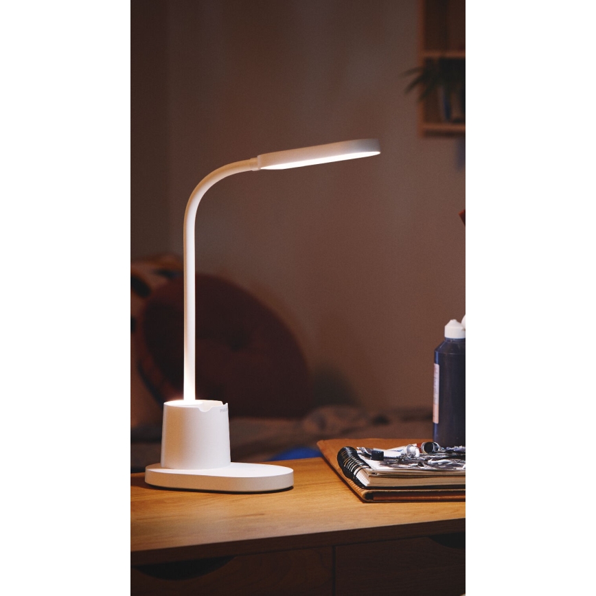 Philips - LED Stmievateľná dotyková stolná lampa BUCKET LED/7W/5V 3000/4000/5700K CRI 90