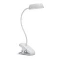 Philips - LED Stmievateľná lampa s klipom DONUTCLIP LED/3W/5V 1200 mAh CRI 90 biela