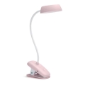 Philips - LED Stmievateľná lampa s klipom DONUTCLIP LED/3W/5V 1200 mAh CRI 90 ružová