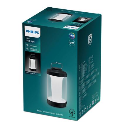 Philips - LED  Stmievateľná prenosná lampa CICERO LED/6W/5V IP54