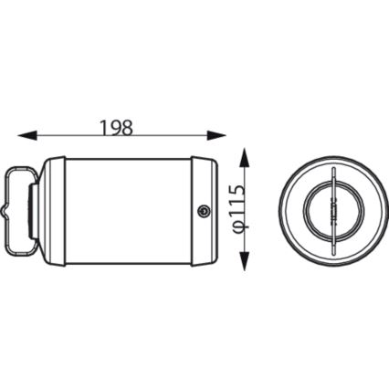 Philips - LED  Stmievateľná prenosná lampa CICERO LED/6W/5V IP54