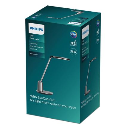 Philips - LED Stmievateľná dotyková stolná lampa EINSTEIN SCENE SWITCH LED/15W/230V 2800/4000/5100K CRI94