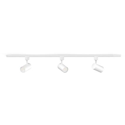 Philips - LED stmievateľné bodové svietidlo v lištovom systéme EASYLINK 3xGU10/7W/230V 1 m biele