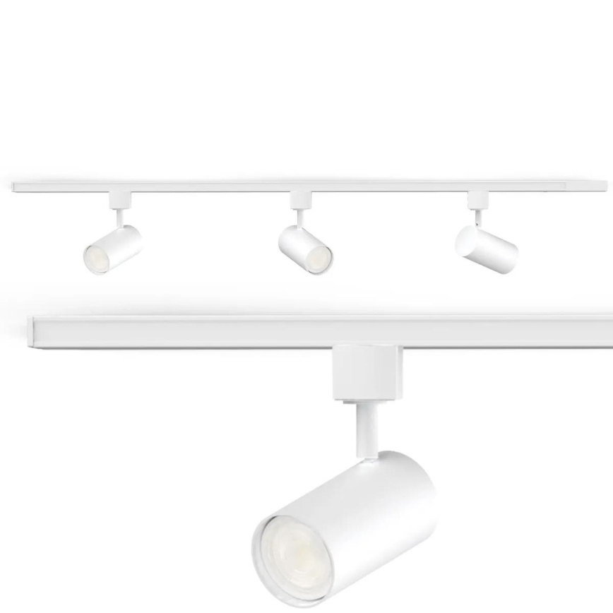 Philips - LED stmievateľné bodové svietidlo v lištovom systéme EASYLINK 3xGU10/7W/230V 1 m biele