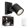Philips - LED Stmievateľné bodové svietidlo Hue RUNNER 1xGU10/4,2W/230V 2200-6500K + diaľkové ovládanie čierna