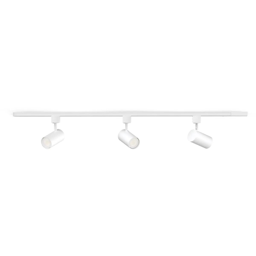 Philips - LED stmievateľné bodové svietidlo v lištovom systéme EASYLINK 3xGU10/6,2W/230V 2200-2700K 1m biela