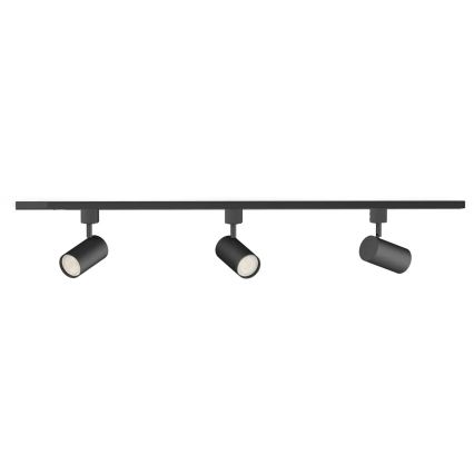 Philips - LED stmievateľné bodové svietidlo do lištového systému EASYLINK 3xGU10/7W/230V 2200-2700K 1m čierna