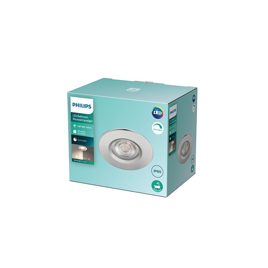 Philips - LED Stmievateľné kúpeľňové podhľadové svietidlo DIVE 1xLED/5W/230V IP65