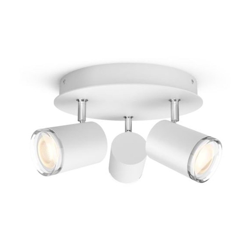 Philips - LED Stmievateľné kúpeľňové svietidlo Hue ADORE 3xGU10/5W/230V IP44 + diaľkové ovládanie