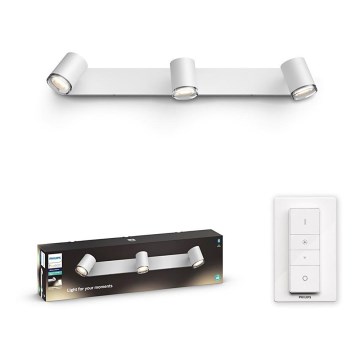 Philips - LED Stmievateľné kúpeľňové svietidlo Hue ADORE 3xGU10/5W/230V IP44