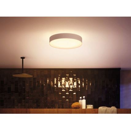 Philips - LED Stmievateľné kúpelňové svietidlo Hue DEVERE LED/33,5W/230V IP44 pr. 425 mm 2200-6500K + diaľkové ovládanie