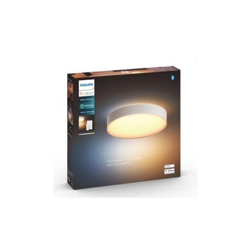 Philips - LED Stmievateľné kúpelňové svietidlo Hue DEVERE LED/33,5W/230V IP44 pr. 425 mm 2200-6500K + diaľkové ovládanie