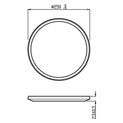 Philips - LED Stmievateľné kúpeľňové stropné svietidlo SCENE SWITCH LED/15W/230V IP44 2700K