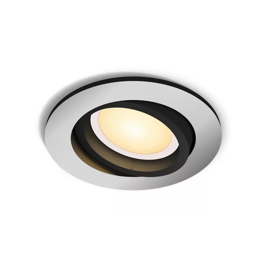 Philips - LED Stmievateľné podhľadové svietidlo Hue MILLISKIN 1xGU10/4,2W/230V 2200-6500K
