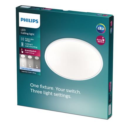 Philips - LED stmievateľné stropné svietidlo LED/15W/230V 4000K