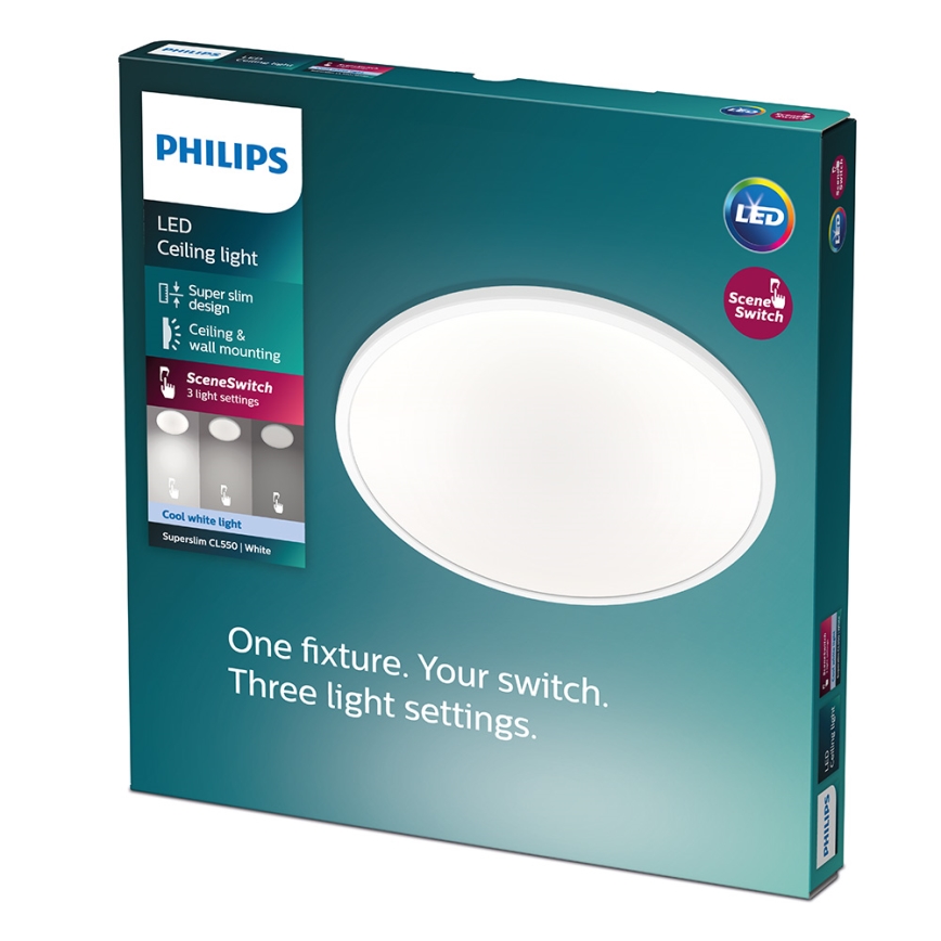Philips - LED stmievateľné stropné svietidlo LED/15W/230V 4000K