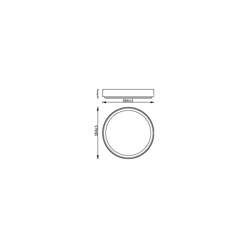 Philips - LED Stmievateľné stropné svietidlo HANNO LED/24W/230V 2700K biela