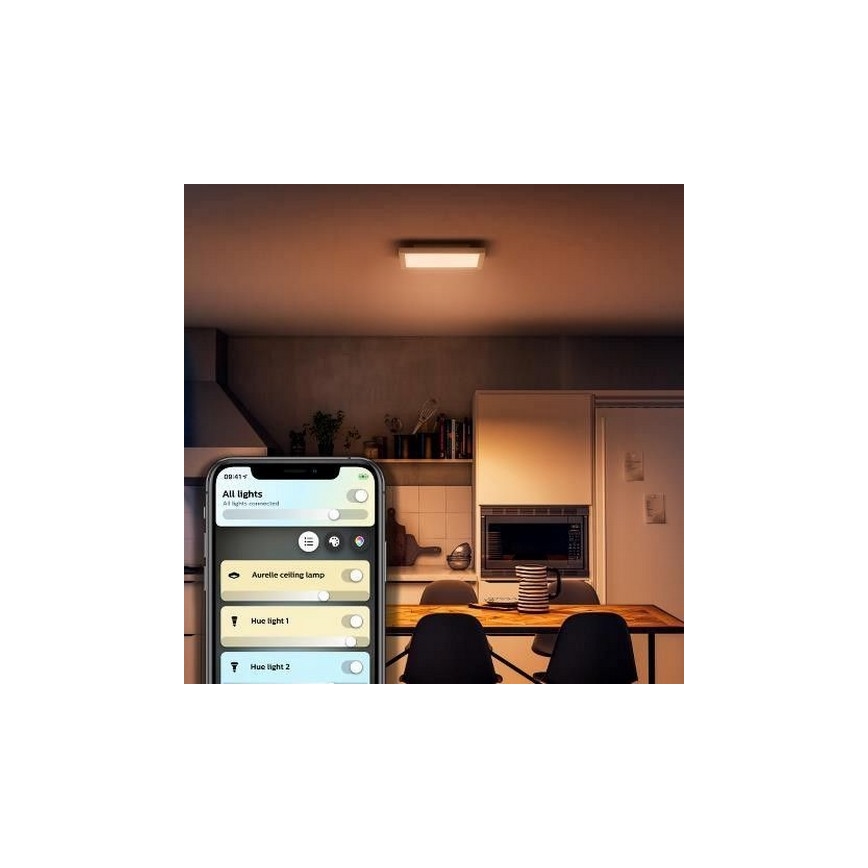 Philips - LED Stmievateľné stropné svietidlo Hue LED/19W/230V 2200-6500K + diaľkové ovládanie