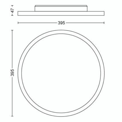 Philips - LED Stmievateľné stropné svietidlo Hue AURELLE LED/19W/230V 2200-6500K + diaľkové ovládanie