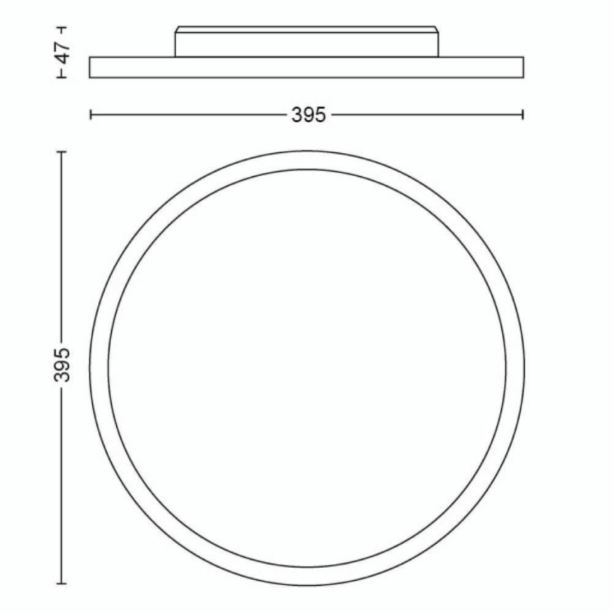 Philips - LED Stmievateľné stropné svietidlo Hue LED/19W/230V 2200-6500K + diaľkové ovládanie