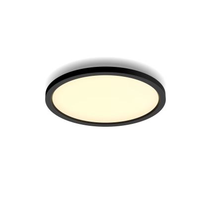 Philips - LED stmievateľné stropné svietidlo Hue AURELLE LED/21W/230V 2200-6500K priemer 39,5 cm čierne