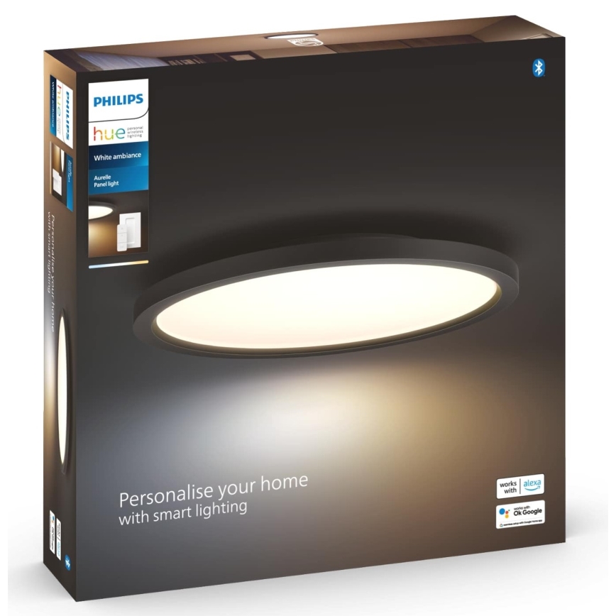 Philips - LED Stmievateľné stropné svietidlo Hue AURELLE LED/24,5W/230V + diaľkové ovládanie