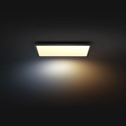 Philips - stmievateľné LED stropné svietidlo Hue AURELLE LED/39W/230V 2200-6500K 60x60 cm čierne