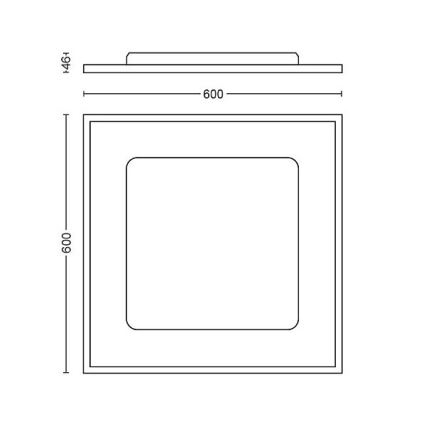 Philips - LED Stmievateľné stropné svietidlo Hue AURELLE LED/39W/230V 2200-6500K + diaľkové ovládanie