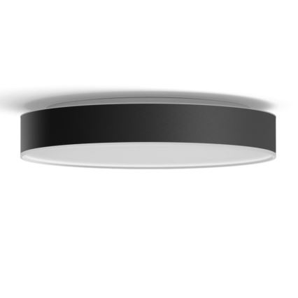 Philips - stmievateľné LED stropné svietidlo Hue LED/33,5W/230V 2200-6500K pr. 425 mm čierne + diaľkové ovládanie