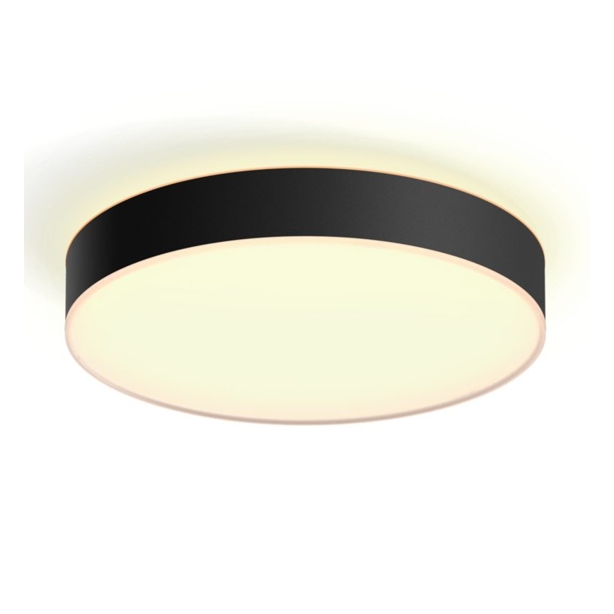 Philips - LED Stmievateľné stropné svietidlo Hue LED/33,5W/230V 2200-6500K pr. 425 mm čierna + diaľkové ovládanie