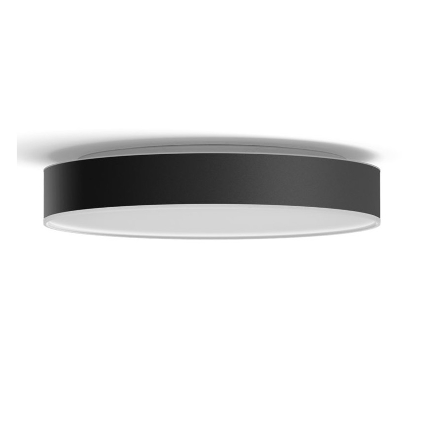 Philips - LED Stmievateľné stropné svietidlo Hue LED/33,5W/230V 2200-6500K pr. 425 mm čierna + diaľkové ovládanie