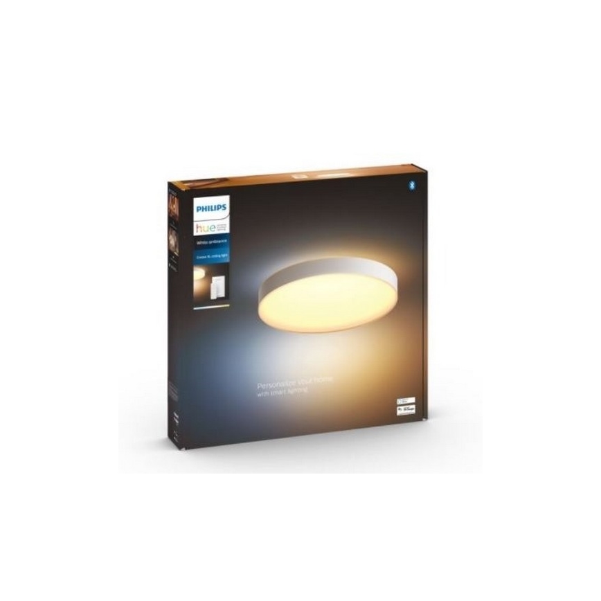 Philips - LED Stmievateľné stropné svietidlo Hue LED/48W/230V 2200-6500K pr. 551 mm biela + diaľkové ovládanie