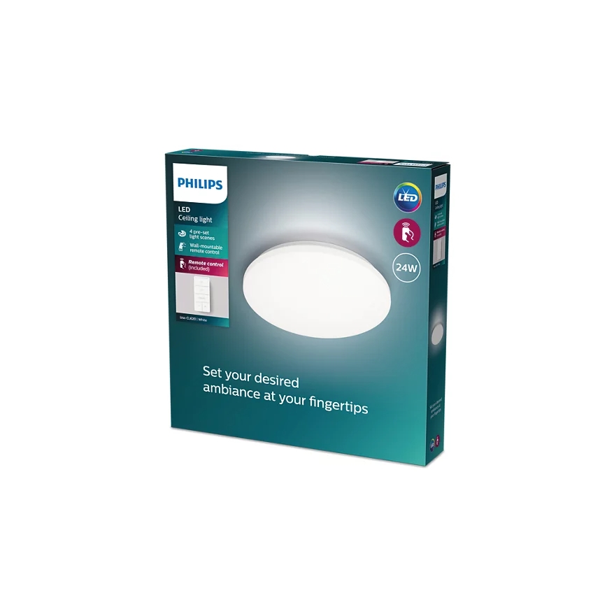 Philips - LED Stmievateľné stropné svietidlo LED/24W/230V 2700-6500K + diaľkové ovládanie