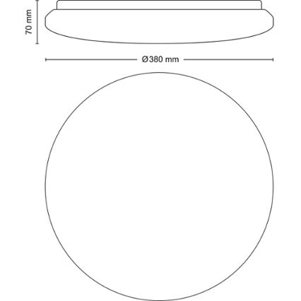 Philips - LED Stmievateľné stropné svietidlo LED/24W/230V 2700-6500K + diaľkové ovládanie