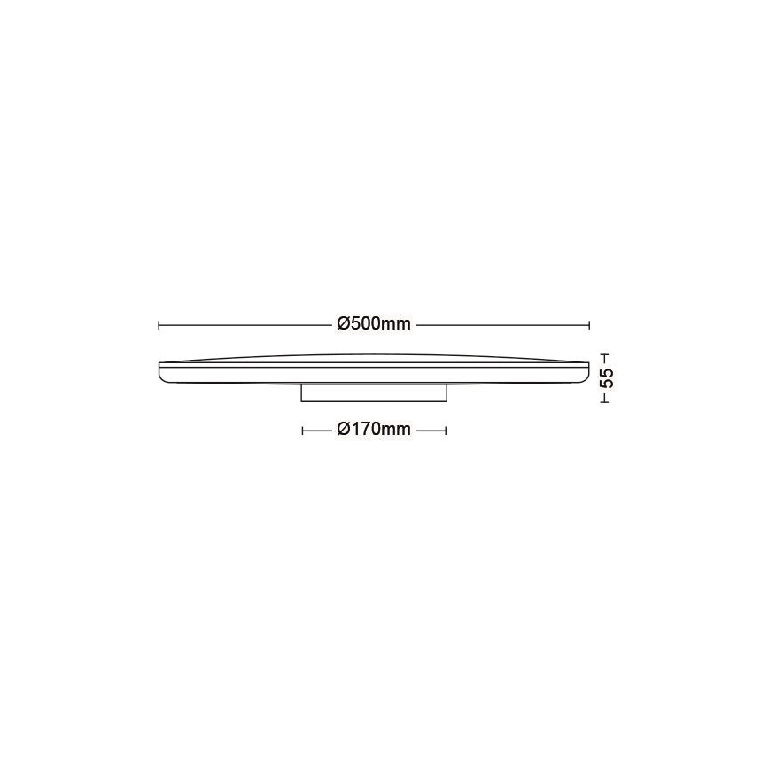 Philips - LED Stmievateľné stropné svietidlo SCENE SWITCH LED/36W/230V pr. 50 cm 4000K biela