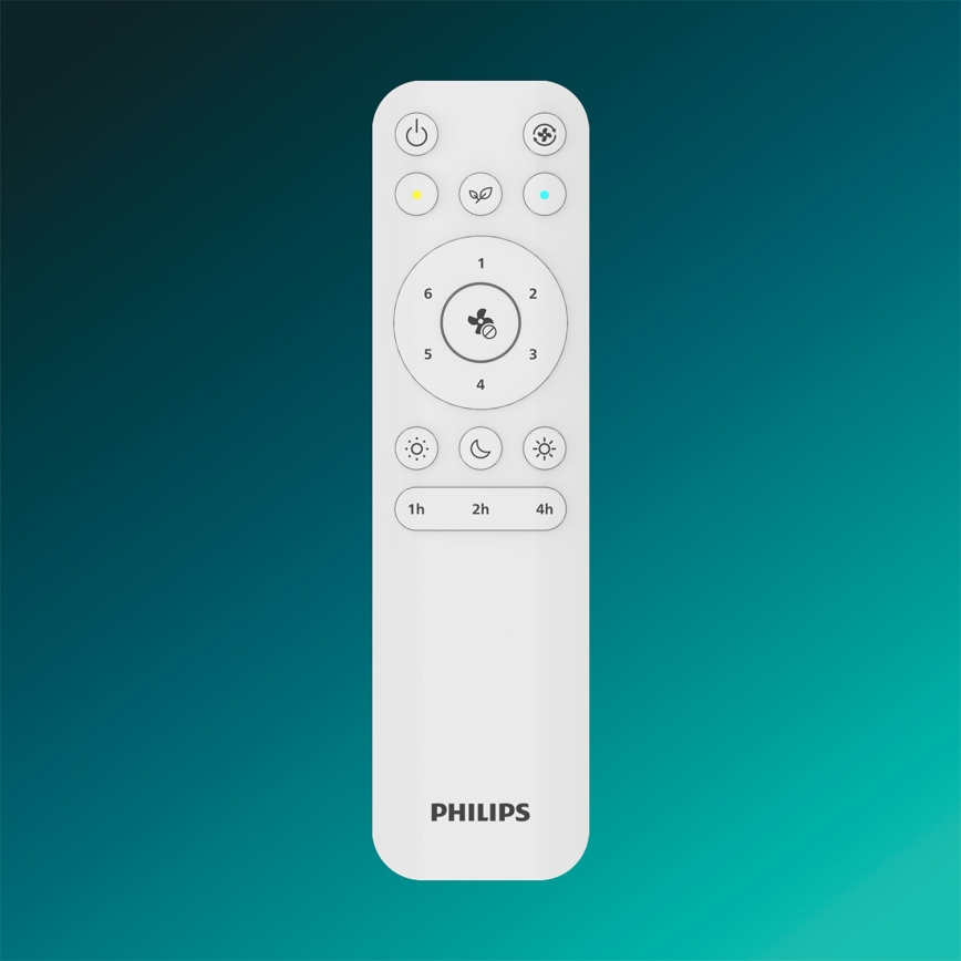Philips - Stmievateľné LED stropné svietidlo s ventilátorom BLISS LED/35W/230V biela + diaľkové ovládanie