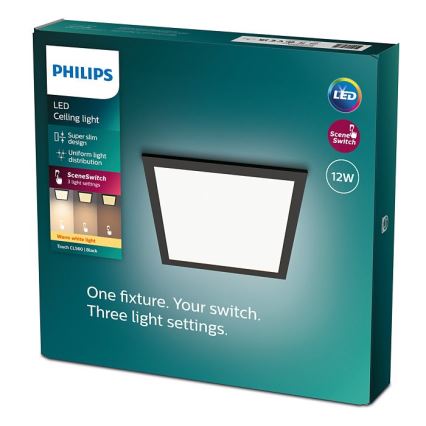 Philips - LED Stmievateľné stropné svietidlo SCENE SWITCH LED/12W/230V 2700K